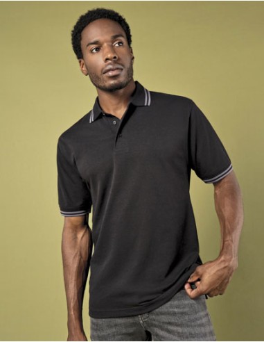 KUS-KK409-Classic Fit Superwash® 60º Tipped Collar Polo